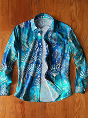 Men's ice cream Cotton Summer Casual Beach Shirt Short Sleeve