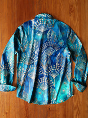 Men's ice cream Cotton Summer Casual Beach Shirt Short Sleeve