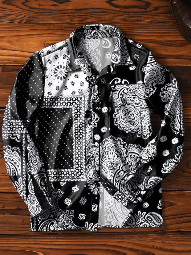 Men's ice cream Cotton Summer Casual Beach Shirt Short Sleeve