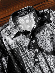 Men's ice cream Cotton Summer Casual Beach Shirt Short Sleeve