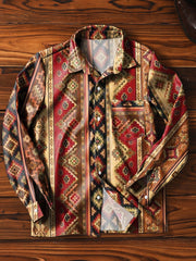 Men's ice cream Cotton Summer Casual Beach Shirt Short Sleeve