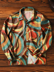 Men's ice cream Cotton Summer Casual Beach Shirt Short Sleeve