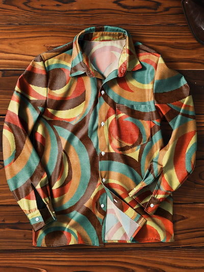 Men's ice cream Cotton Summer Casual Beach Shirt Short Sleeve