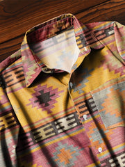 Men's ice cream Cotton Summer Casual Beach Shirt Short Sleeve