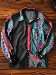 Men's ice cream Cotton Summer Casual Beach Shirt Short Sleeve