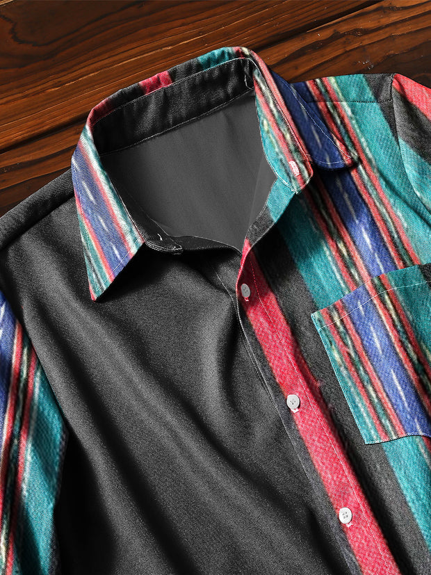 Men's ice cream Cotton Summer Casual Beach Shirt Short Sleeve
