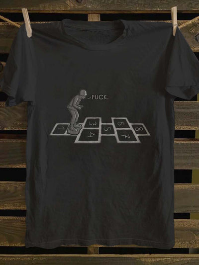 Fun Toy Print Casual Short Sleeve T-Shirt