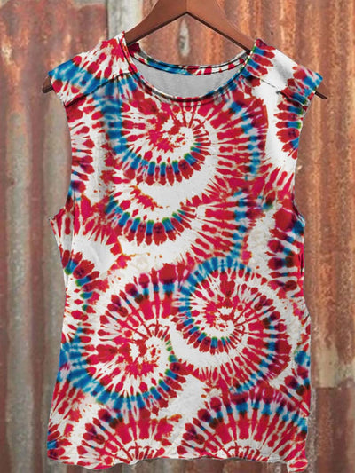 Independence Day Printed Casual Tank Top