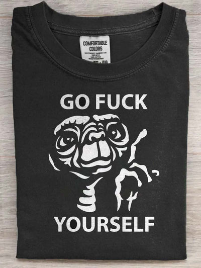 Funny Printed Casual Short Sleeve T-Shirt
