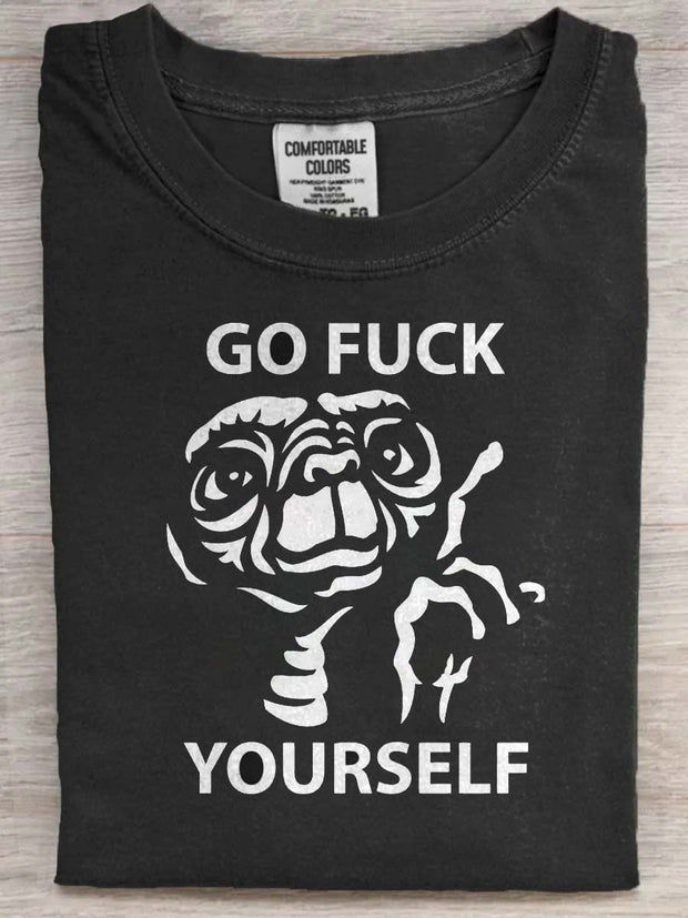 Funny Printed Casual Short Sleeve T-Shirt