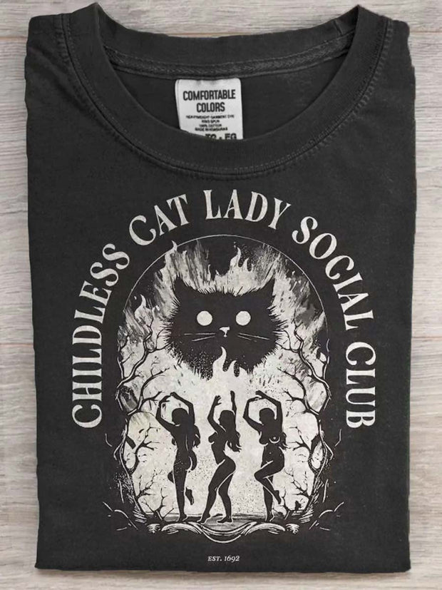 Halloween Printed Casual Short Sleeve T-Shirt