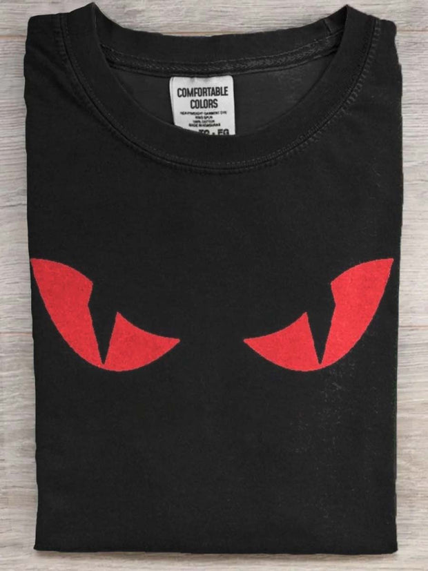Halloween Printed Casual Short Sleeve T-Shirt
