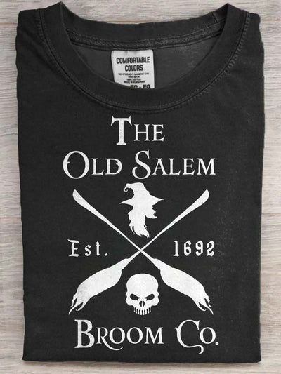 Halloween Witch 1692 Printed Casual Short Sleeve T-Shirt