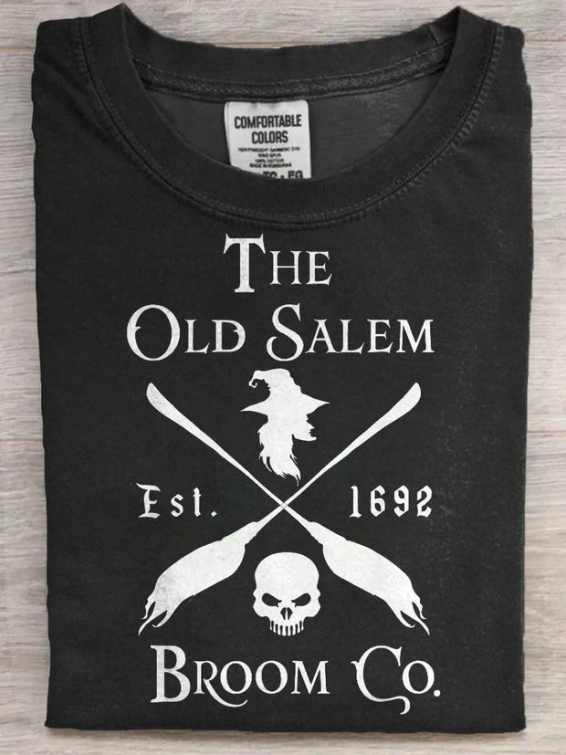 Halloween Witch 1692 Printed Casual Short Sleeve T-Shirt