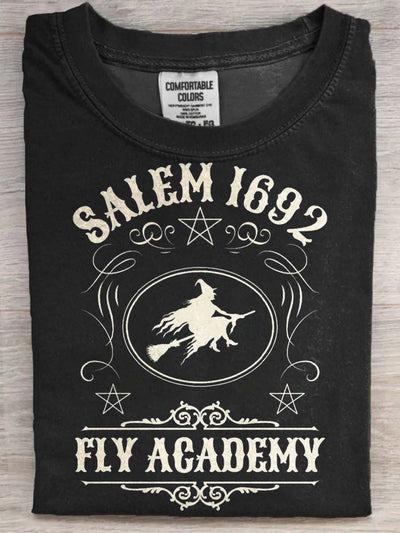 Halloween Witch 1692 Printed Casual Short Sleeve T-Shirt