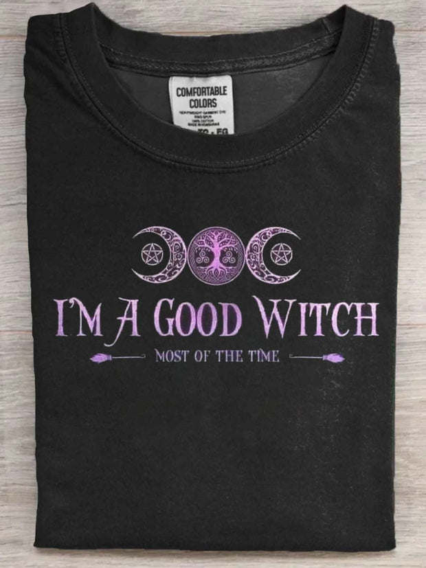 Halloween Witch 1692 Printed Casual Short Sleeve T-Shirt