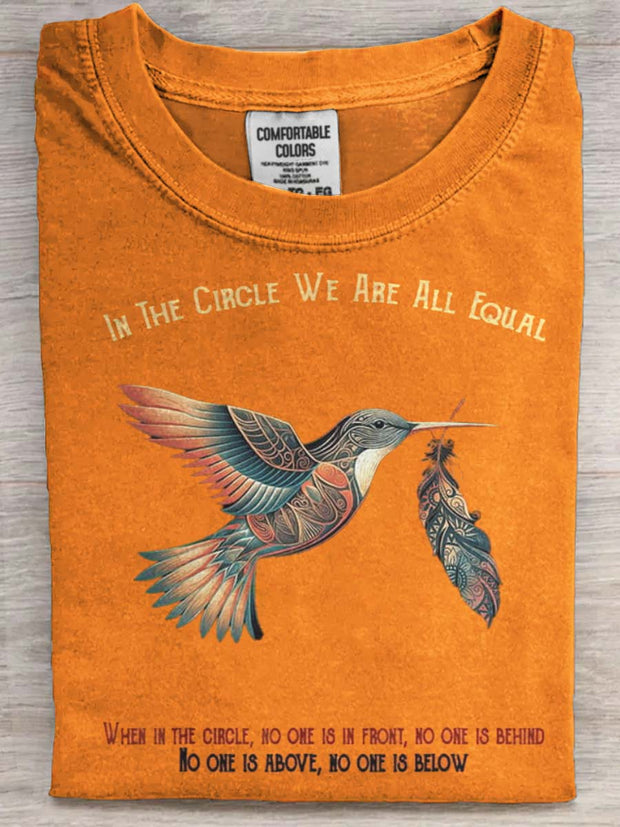 Hummingbird Every Child Matters Printed Casual Short Sleeve T-Shirt