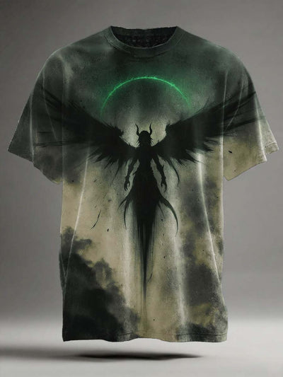Monster Devil Print Casual Short Sleeve T-Shirt