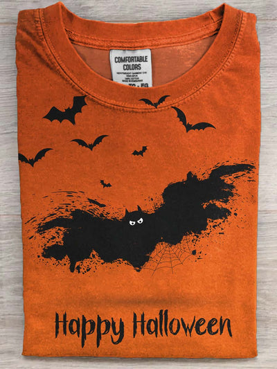 Halloween Print Casual Short-Sleeve T-Shirt