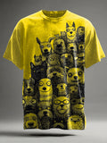 Cute Pet Print Casual Short-Sleeve T-Shirt