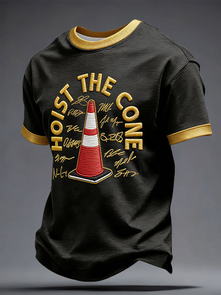 Men's Hoist The Cone Baseball Lover Printed Tank Tops