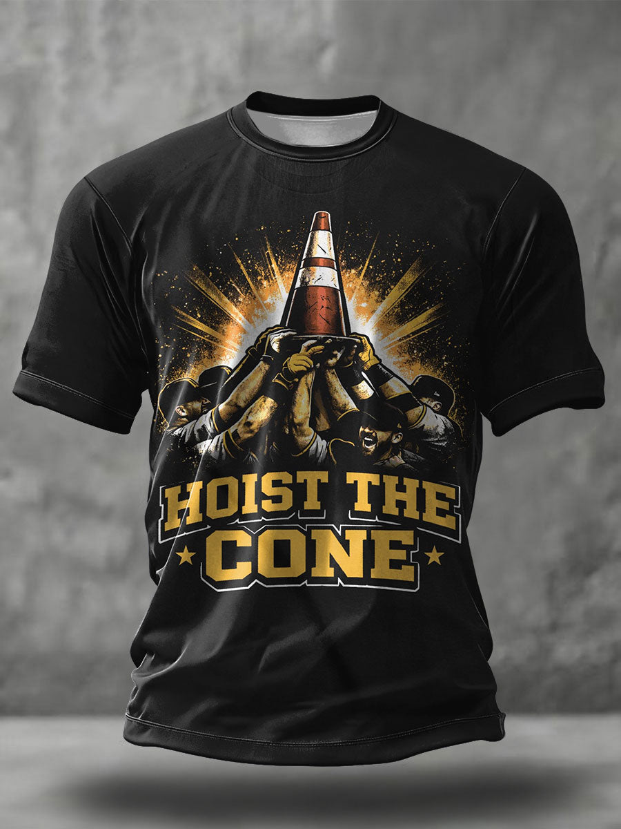 Men's Hoist The Cone Baseball Lover Printed Tank Tops
