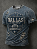 Men’s Rugby Printed Casual T-Shirt