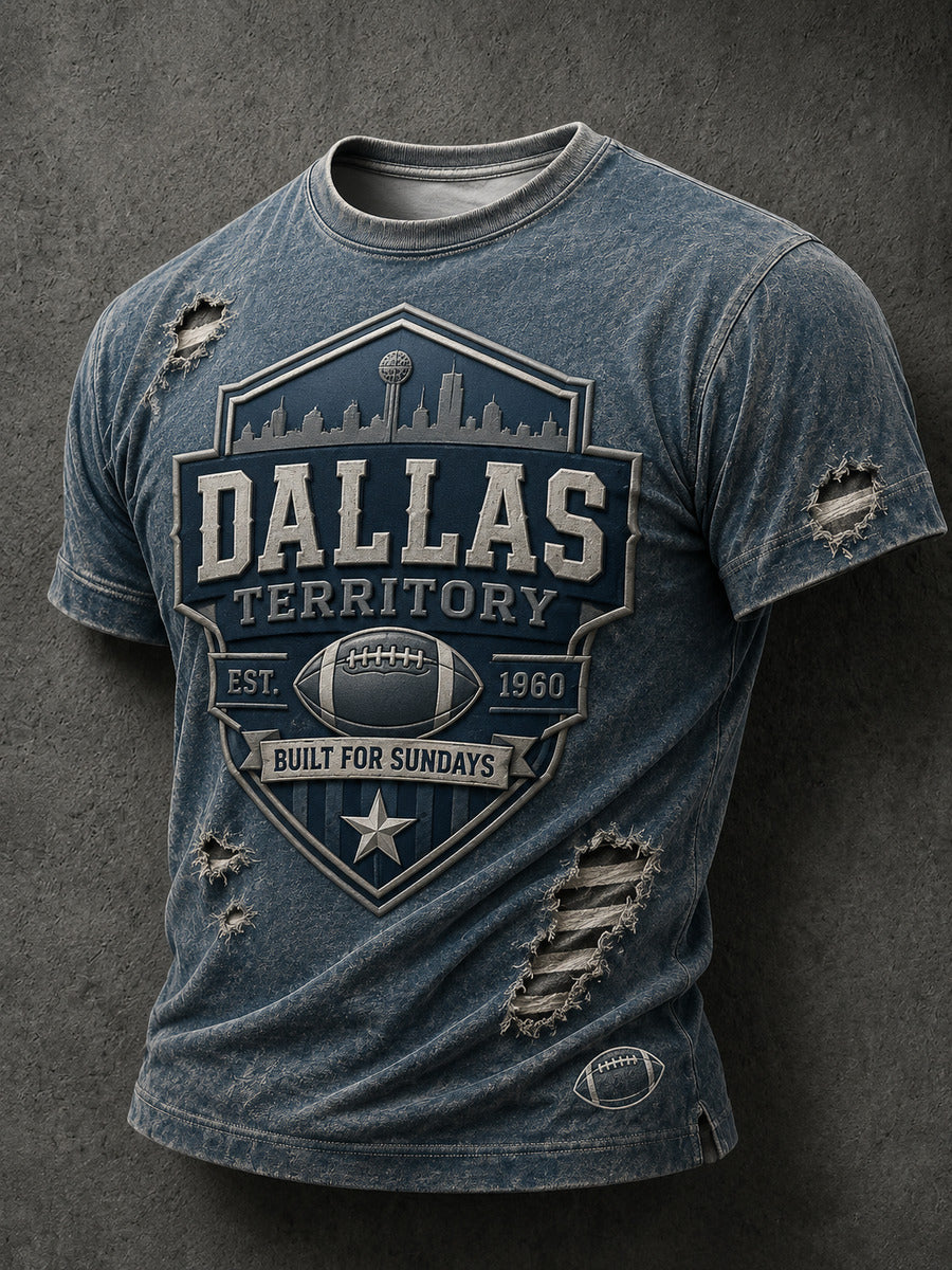 Men’s Rugby Printed Casual T-Shirt