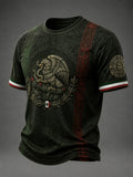 Men’s Mexico Independence Day Print Casual Short-Sleeve T-Shirt
