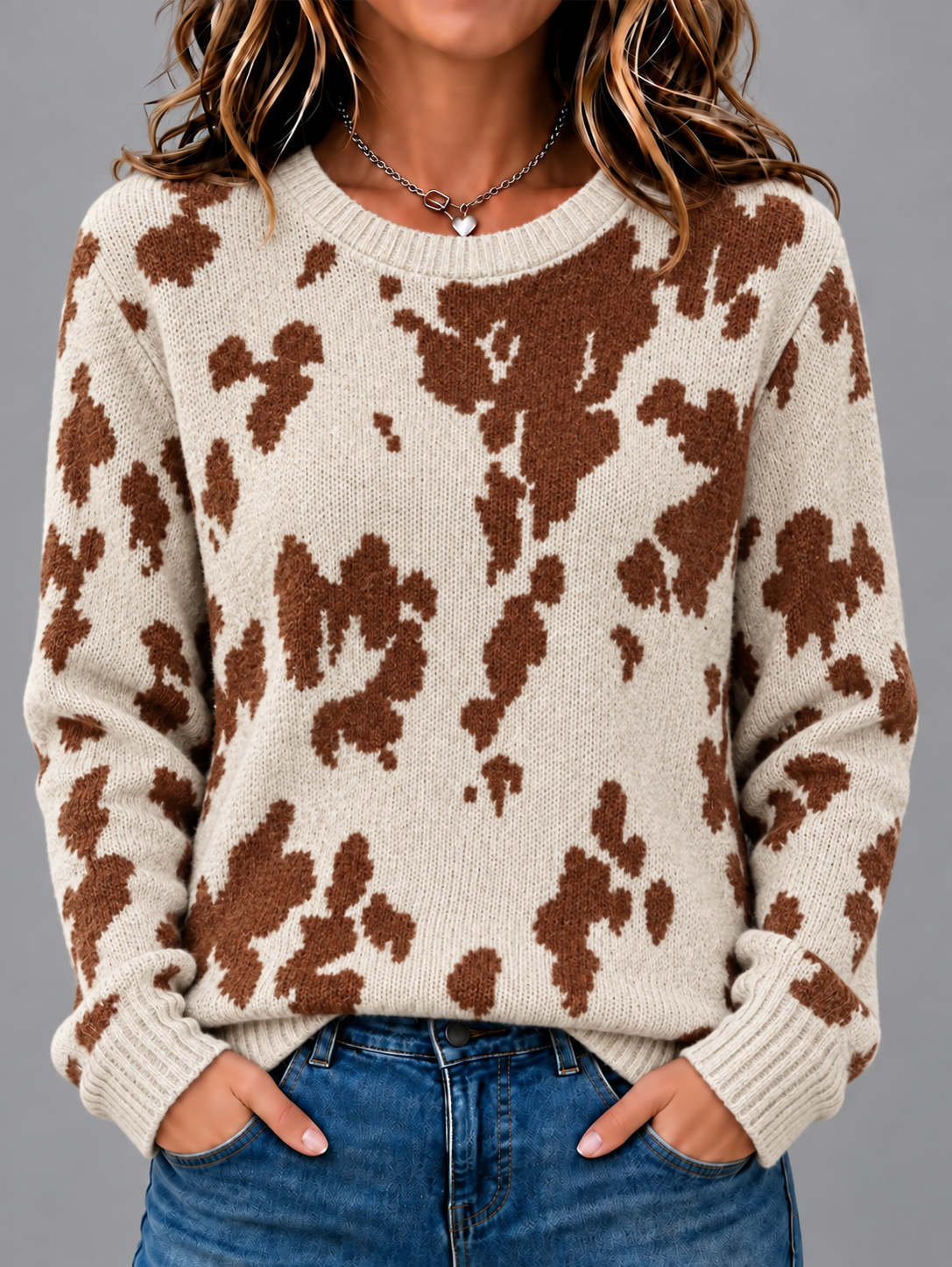 Women's West Long-sleeved Sweater