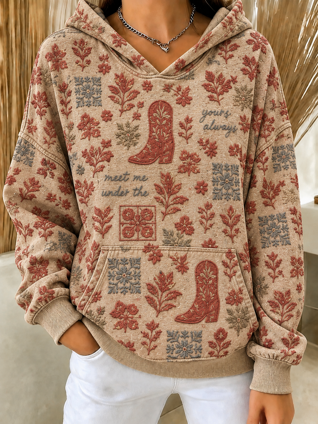 Women's West Hooded Sweatshirt with Pockets
